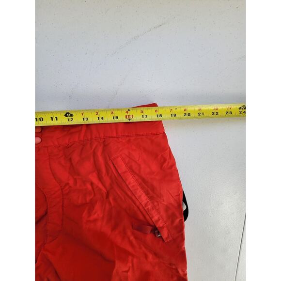 Vtg Patagonia Snow Pants Mens 36X33* Red Full Side Zip Ski Insulated Suspenders - Picture 9 of 16